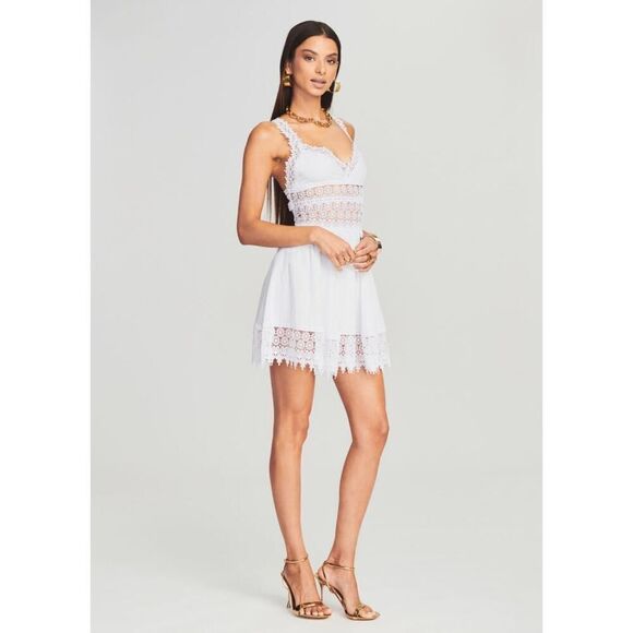 CHARO RUIZ IBIZA MARILYN DRESS IN WHITE L - Picture 8 of 12